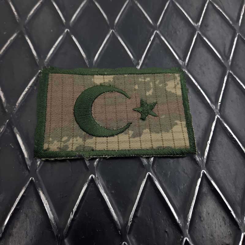 Kamuflaj Türk Bayrağı